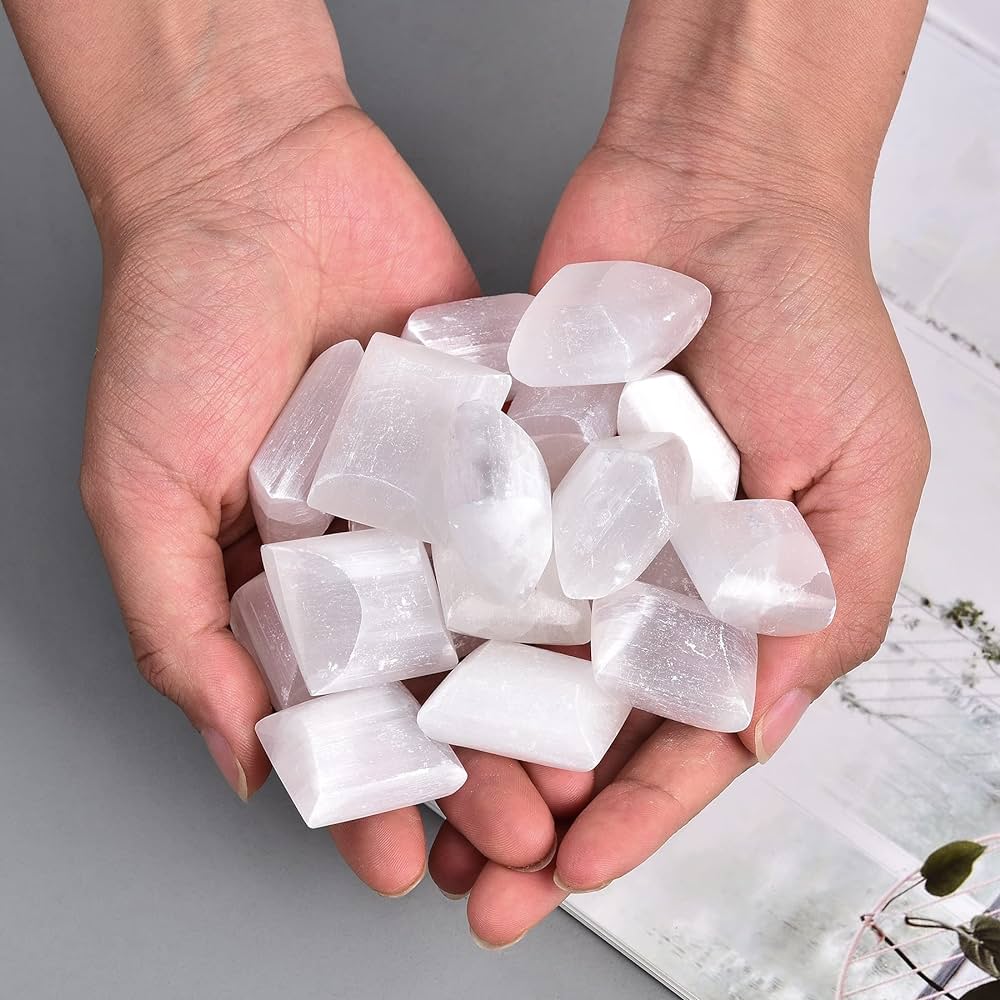 Charged Raw Selenite Crystals