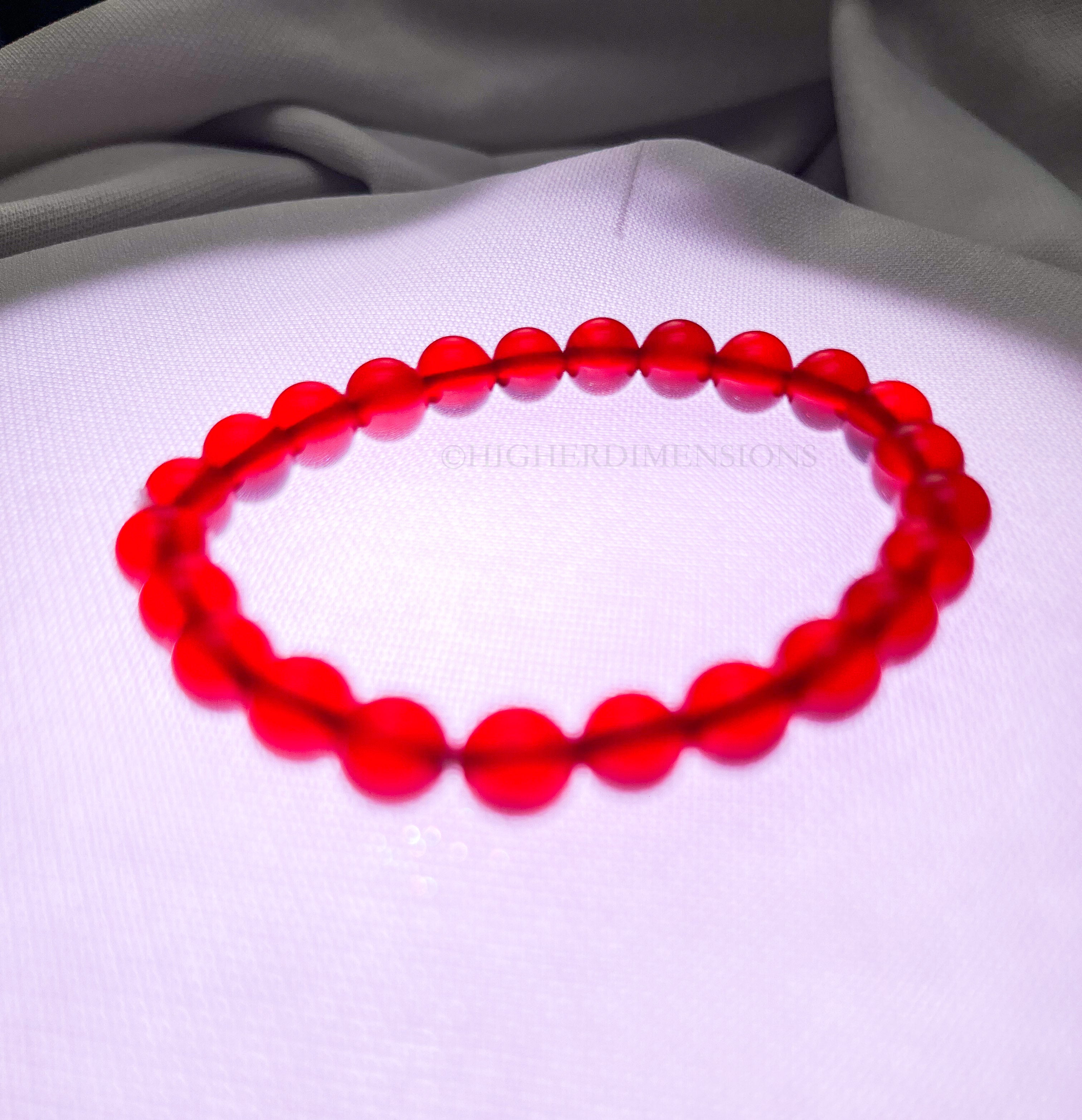 Charged Red Carnelian Bracelet