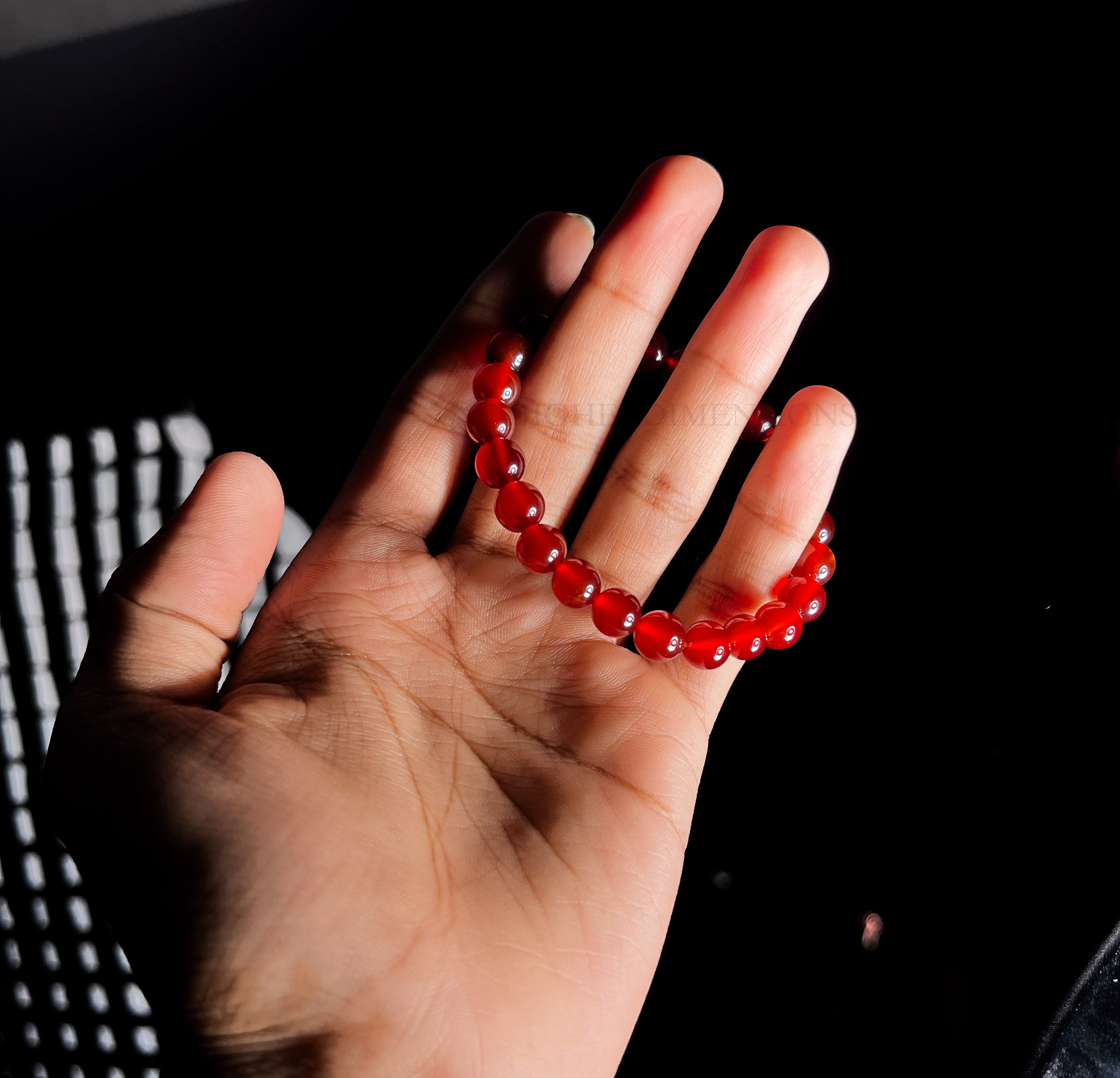 Charged Red Carnelian Bracelet