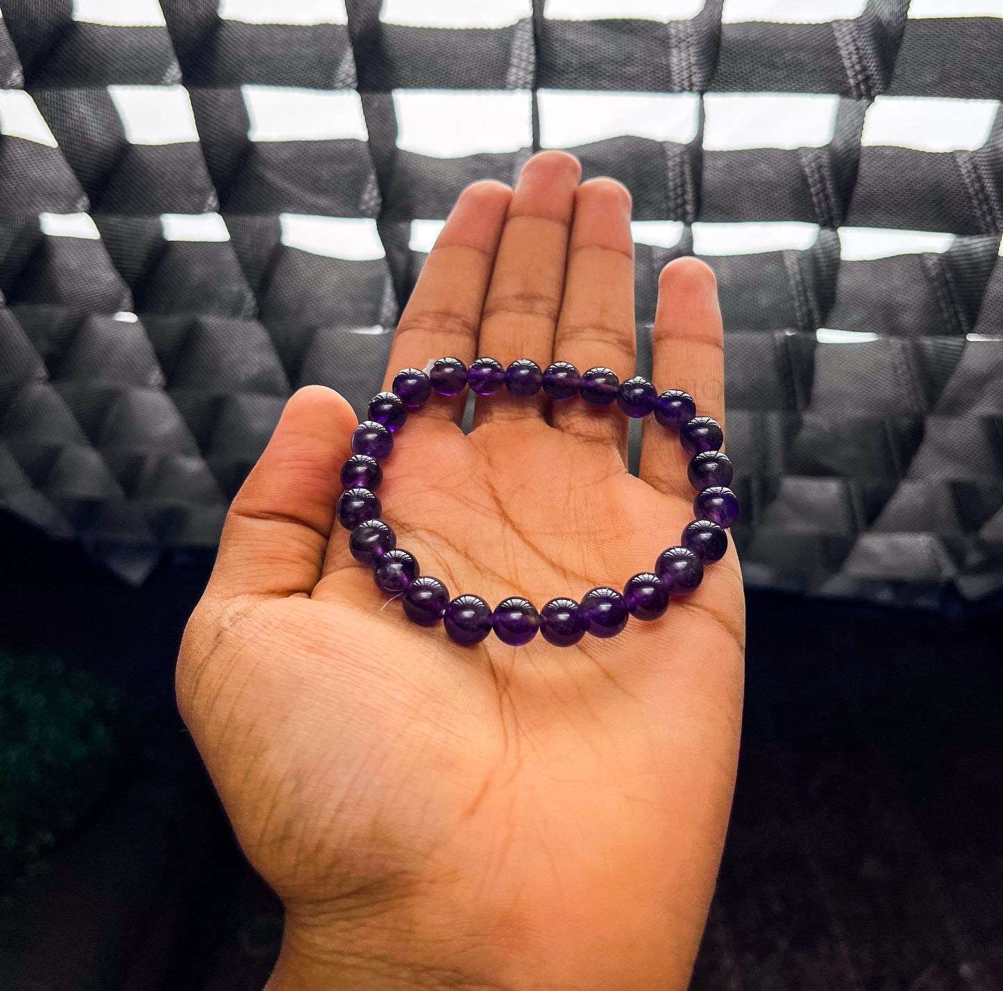 Charged Amethyst Crystal Bracelet