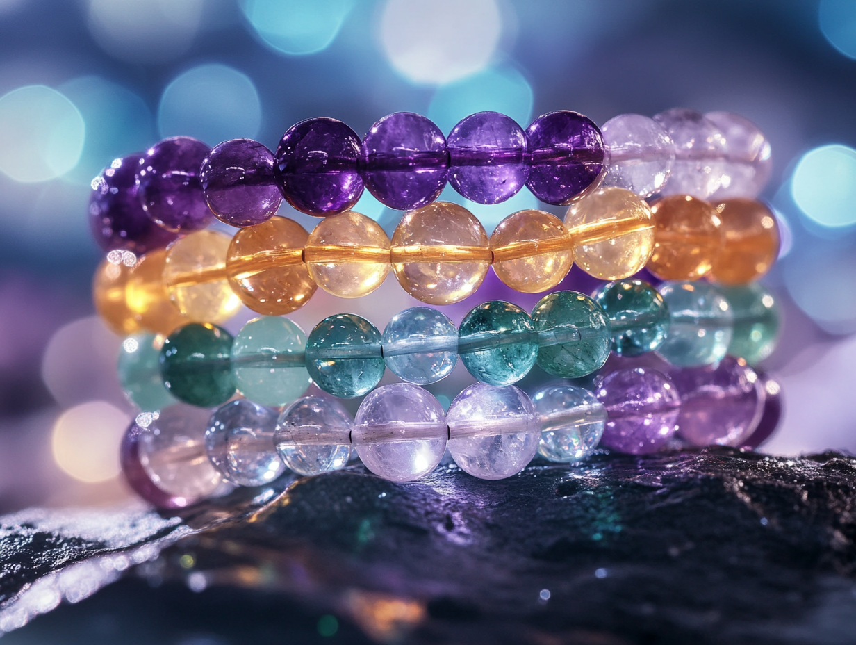 7 Chakra Crystals Bracelets