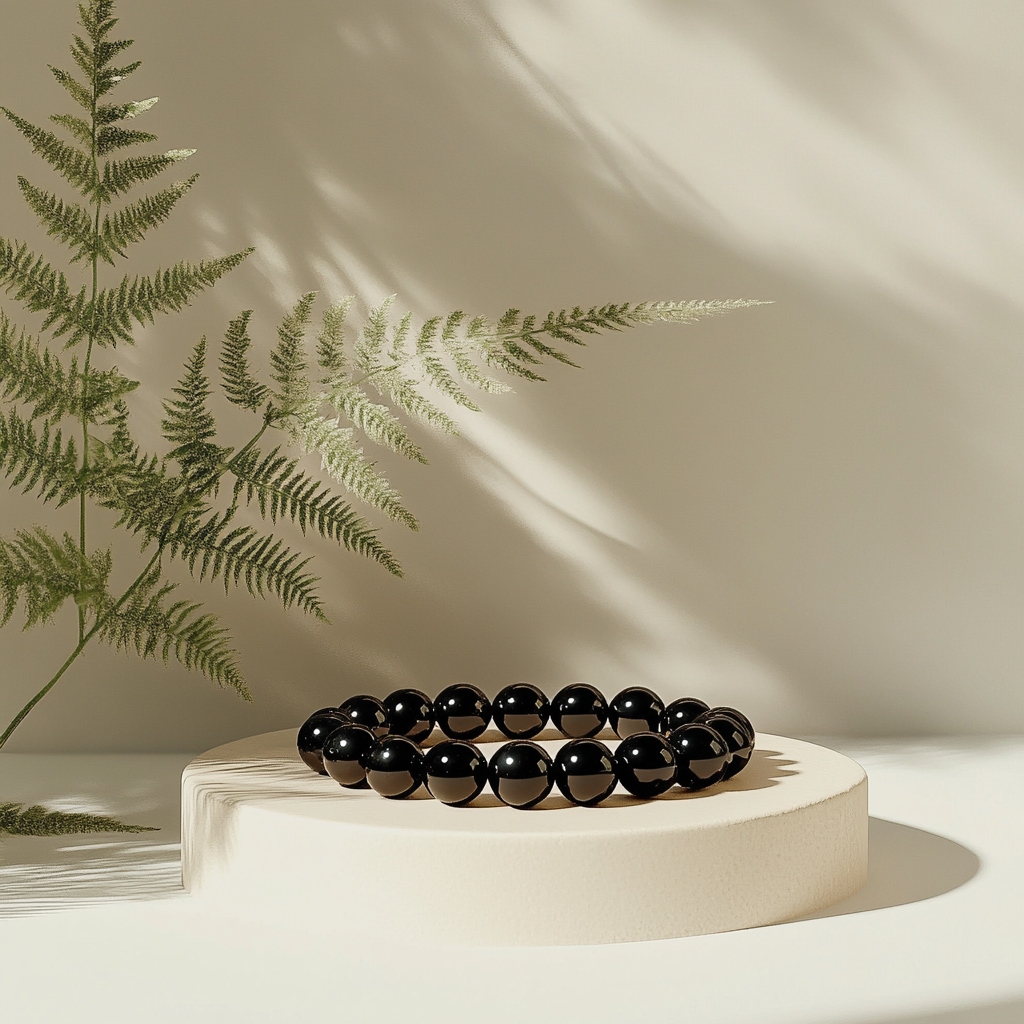 Charged Black Tourmaline Bracelet