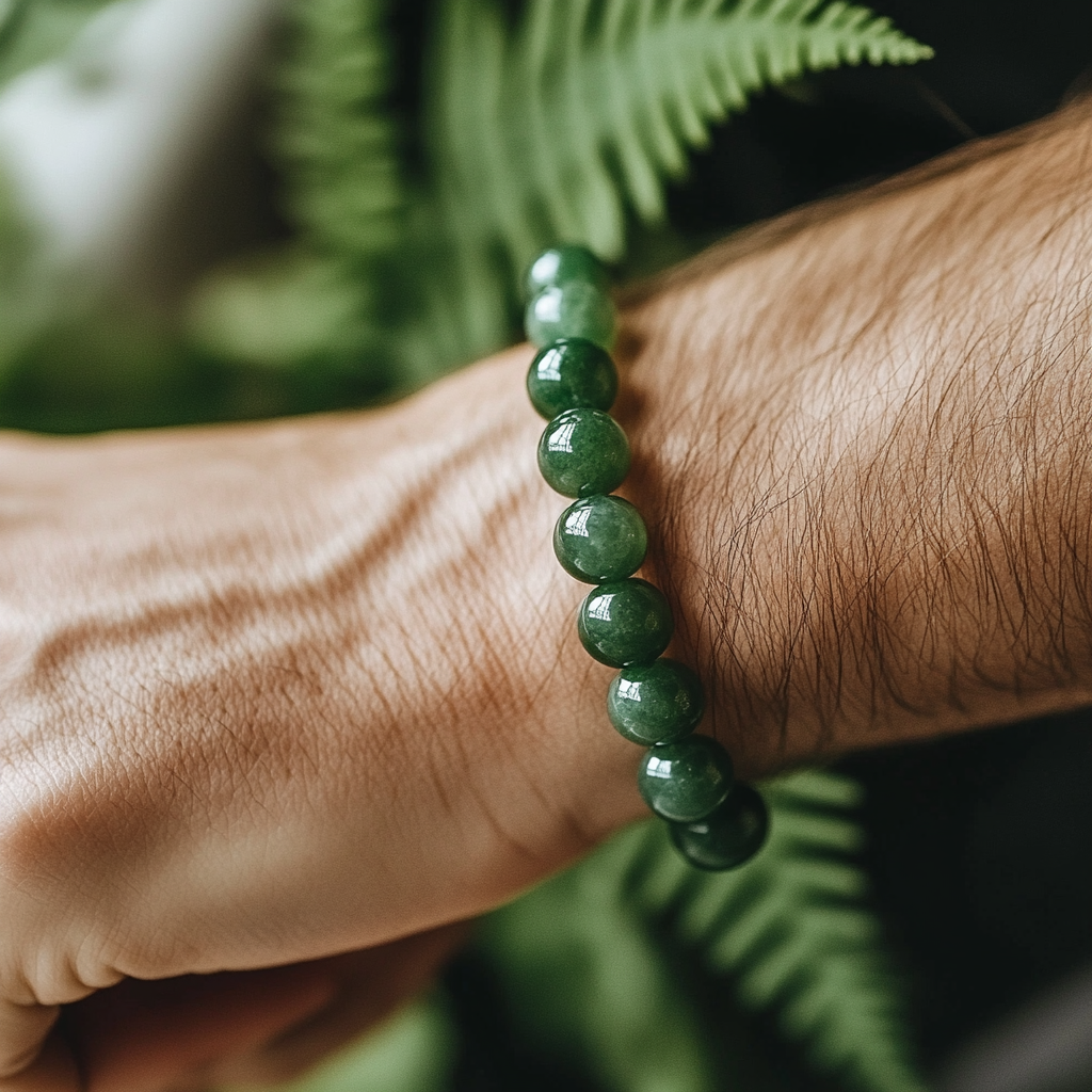 Charged Green Aventurine Crystal Bracelet