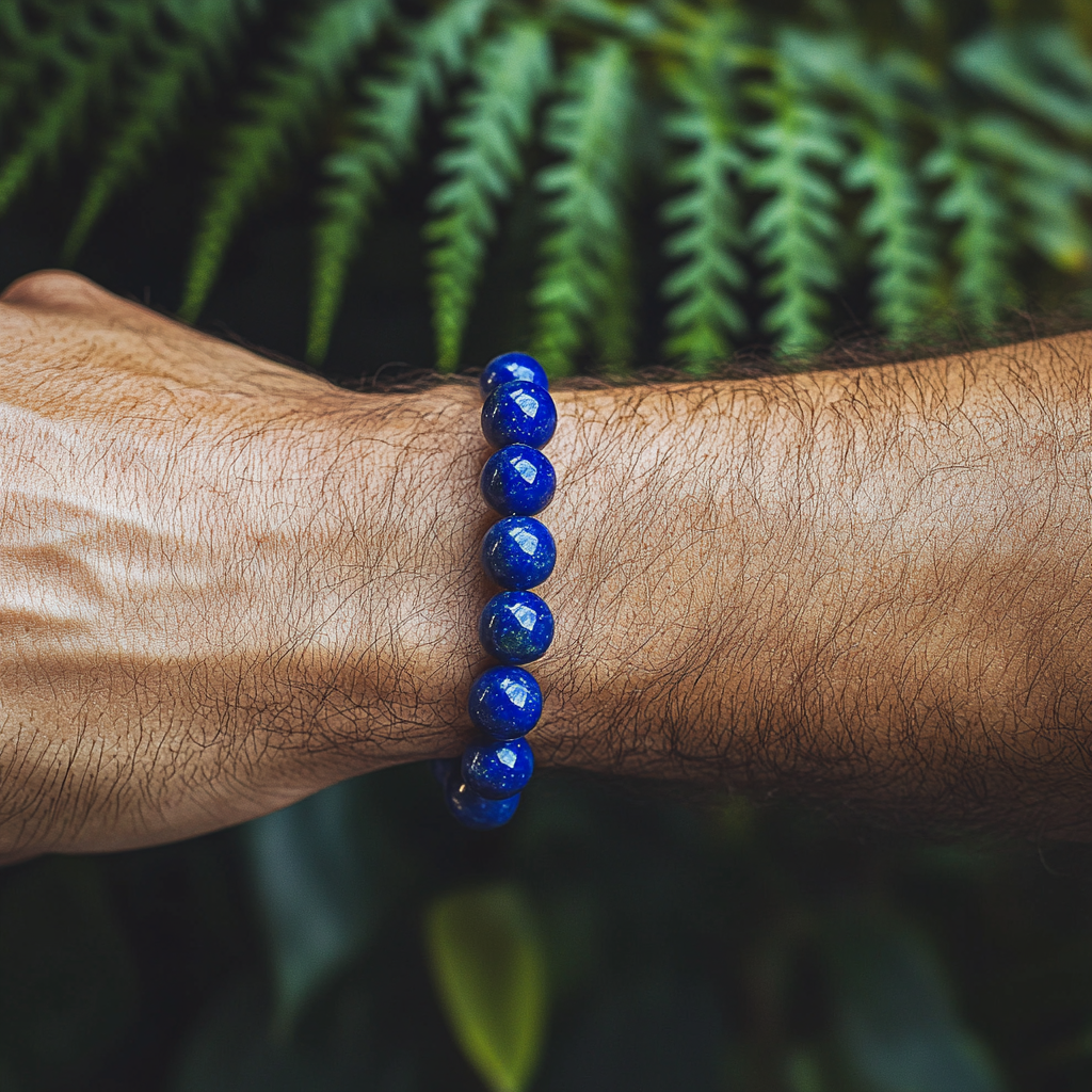 Charged Lapis Lazuli Crystal Bracelet