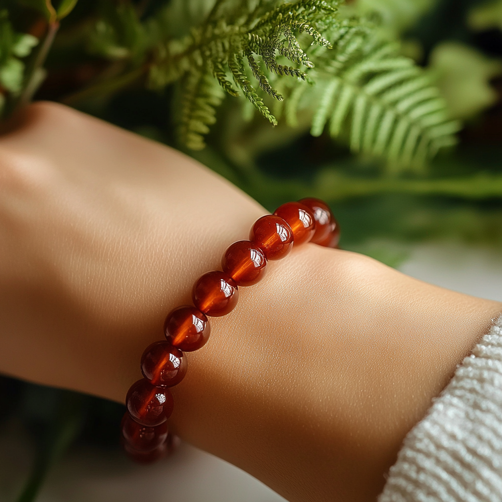 Charged Red Carnelian Bracelet
