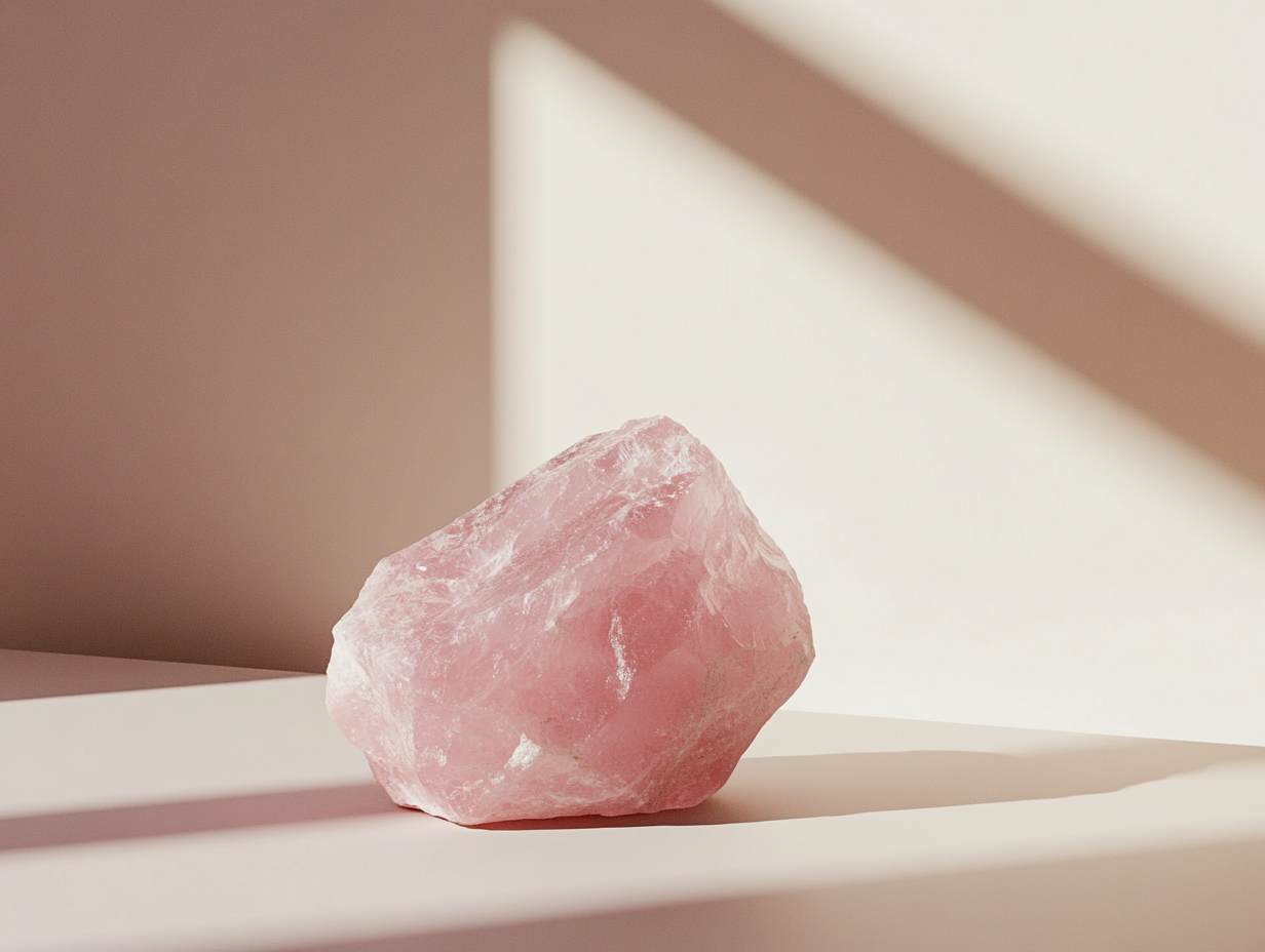 Raw Rose Quartz | Charged