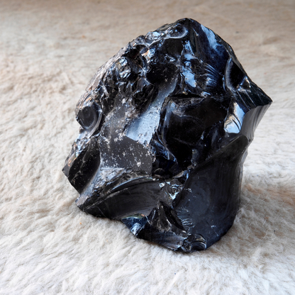 Raw Black Obsidian | Charged