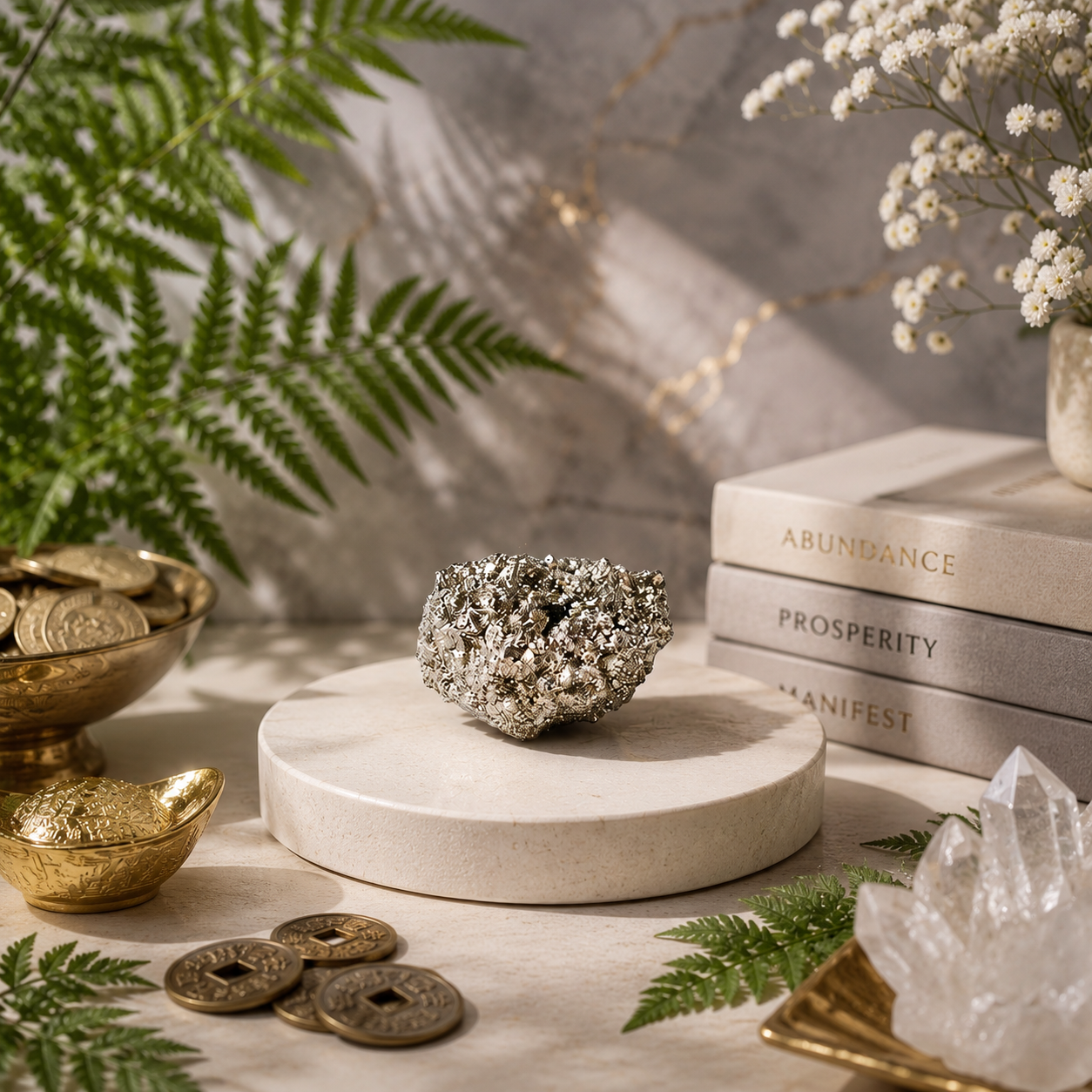 Raw Pyrite Cluster | Charged