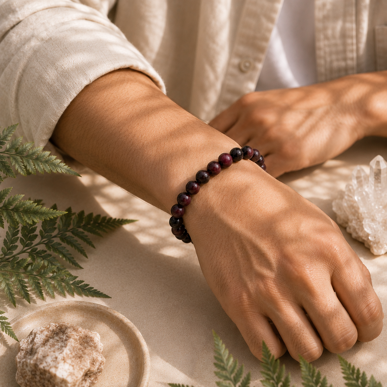 Watermelon Tourmaline Bracelet | Charged
