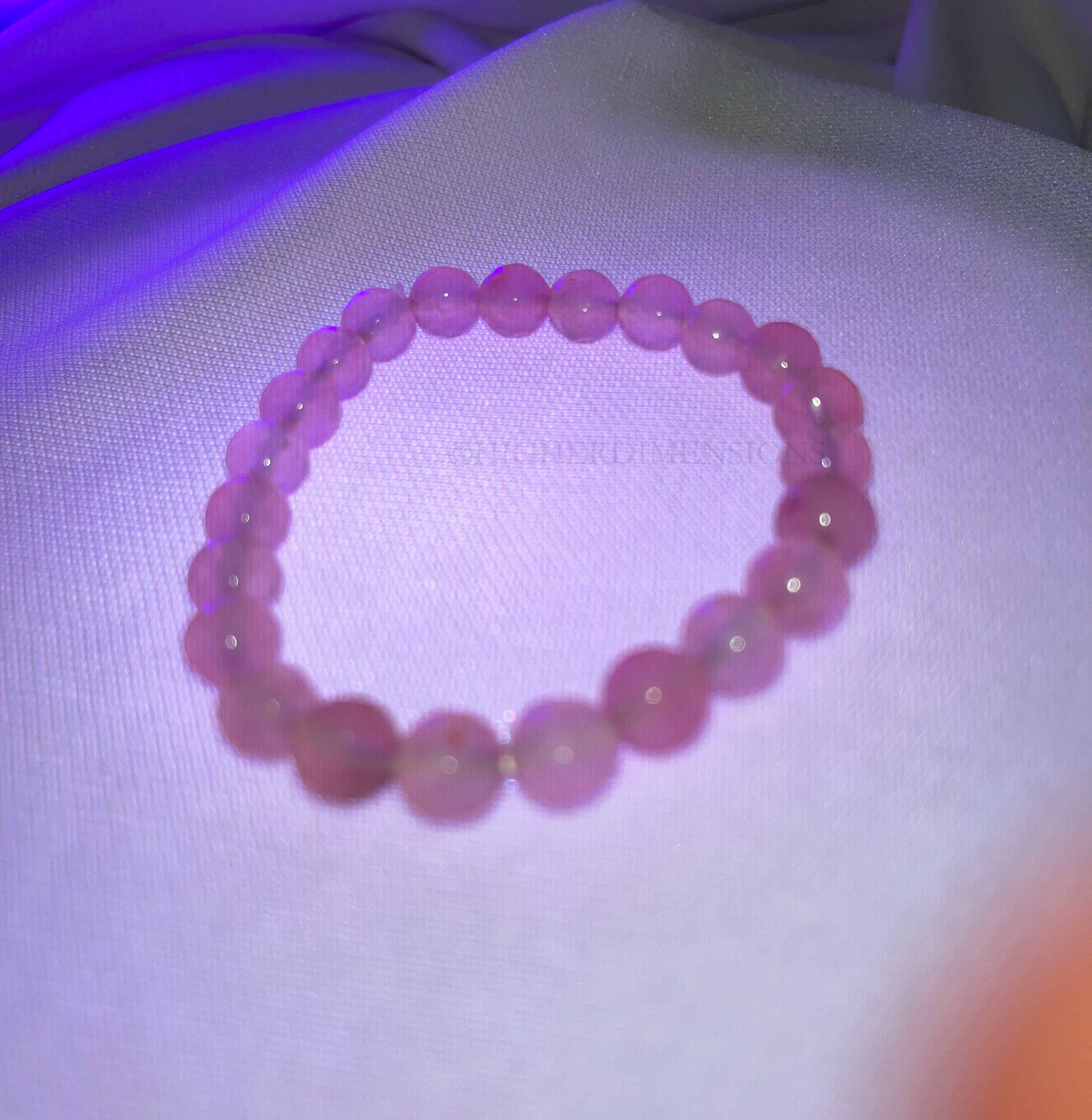 Charged Rose Quartz Bracelet