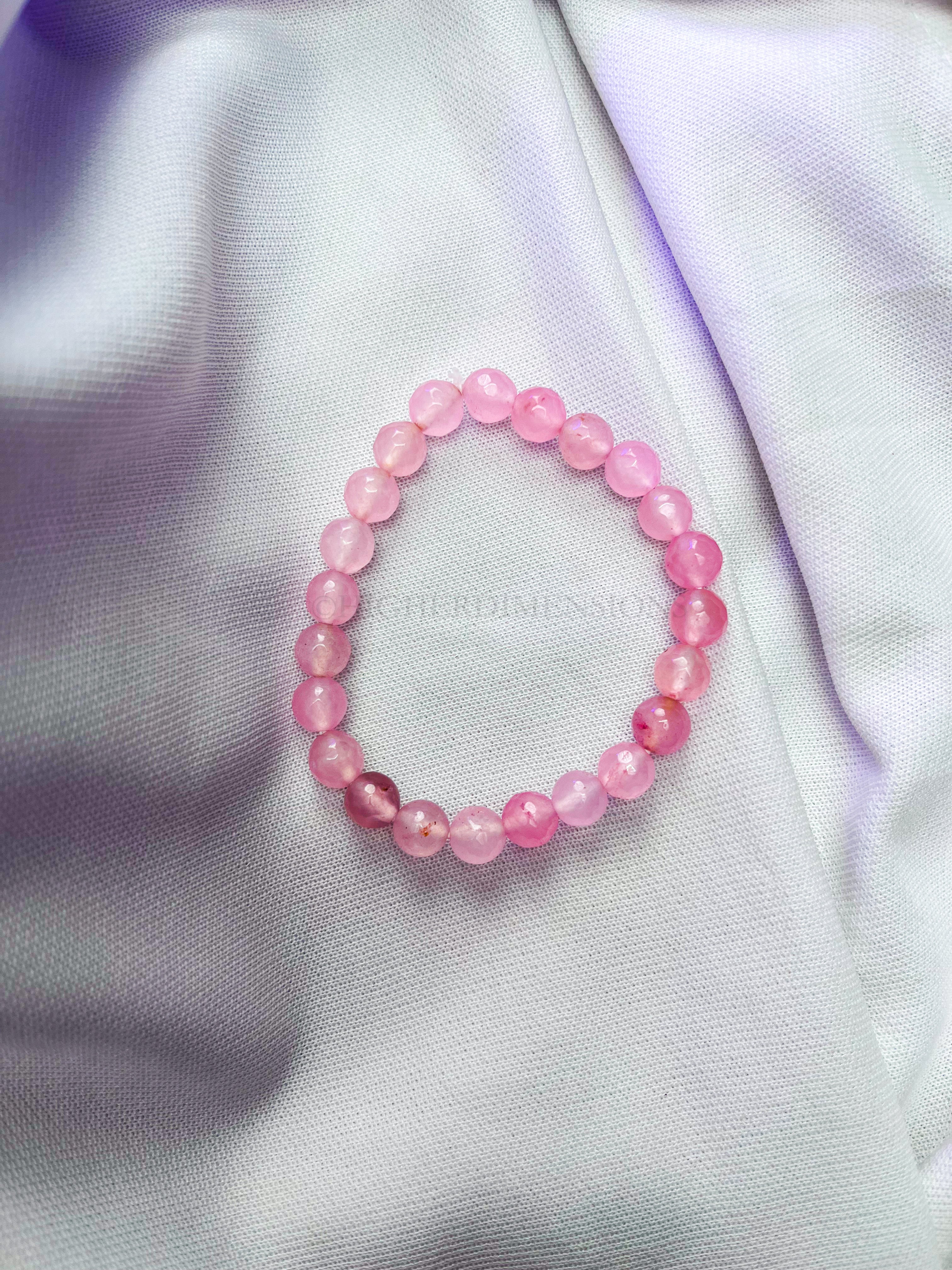 Charged Rose Quartz Bracelet