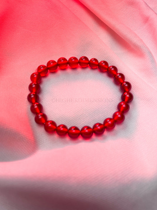 Charged Red Carnelian Bracelet