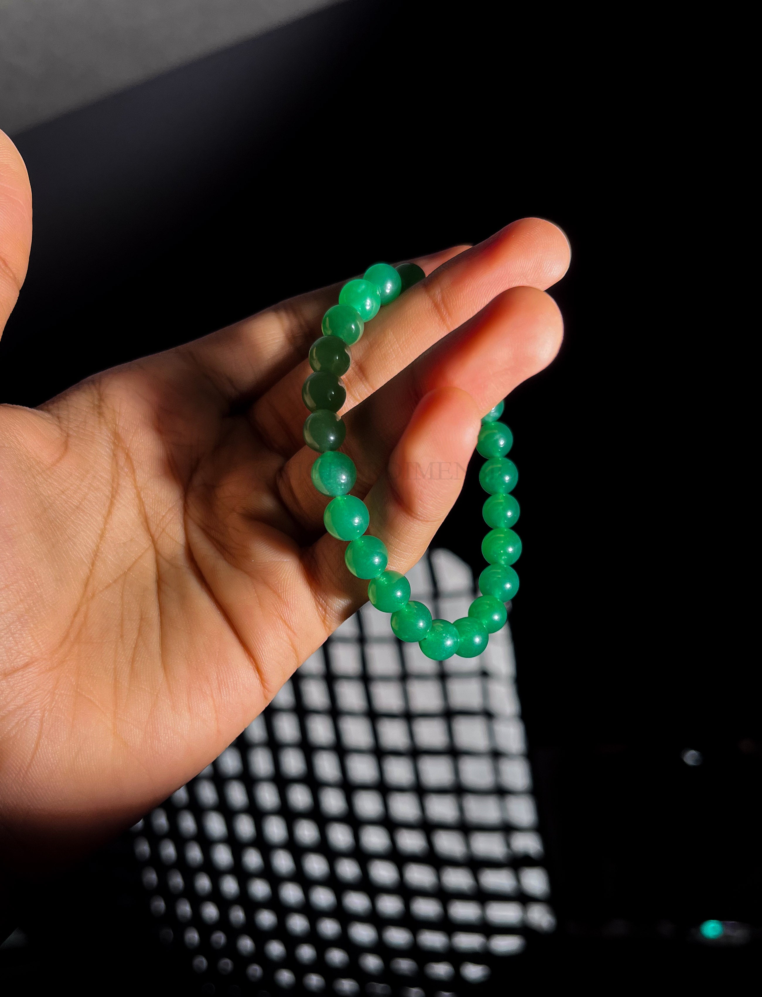Charged Green Aventurine Crystal Bracelet