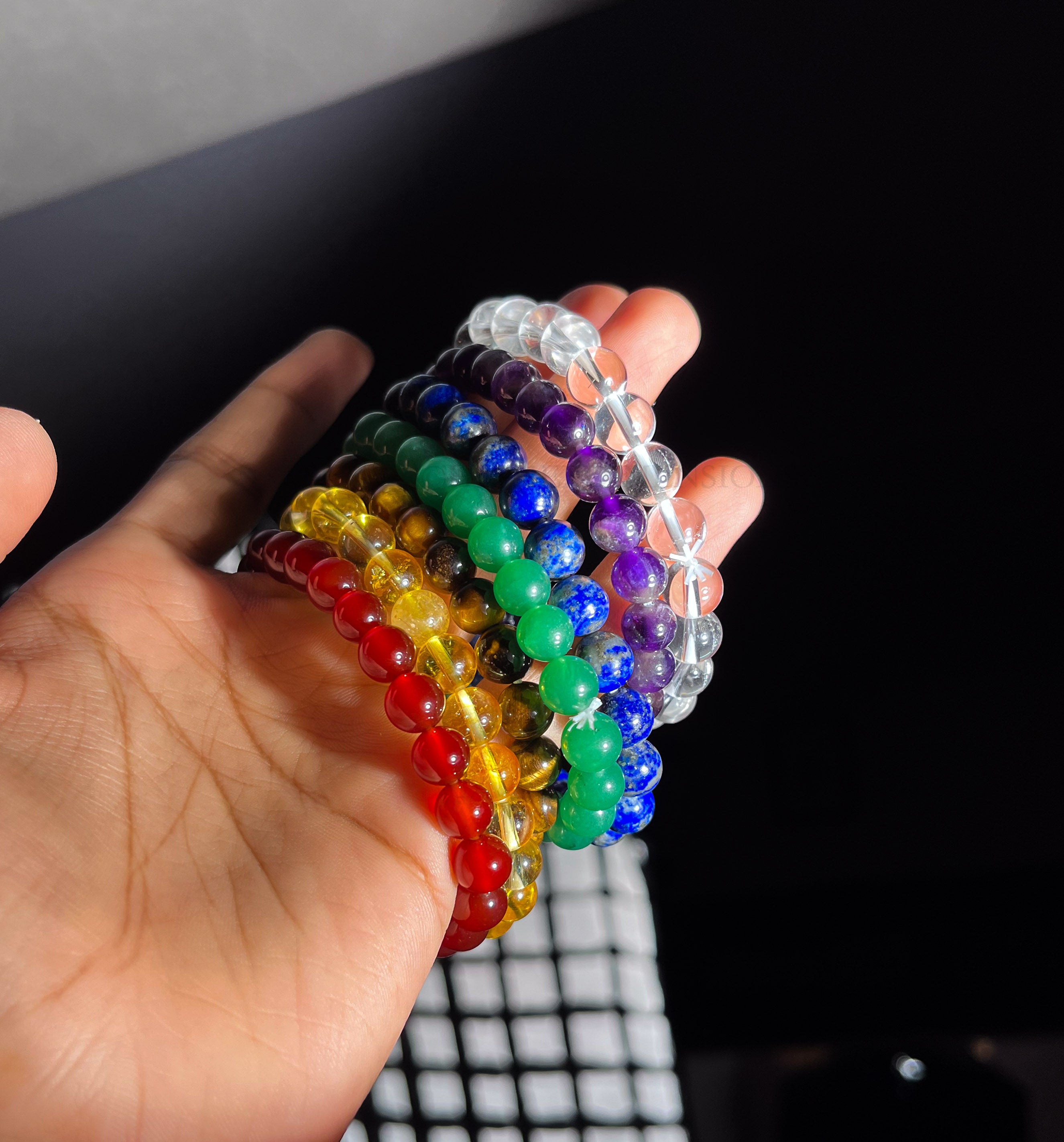 7 Chakra Crystals Bracelets