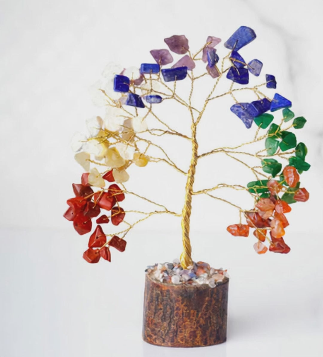 Load video: 7 Chakra Crystal Tree | Charged
