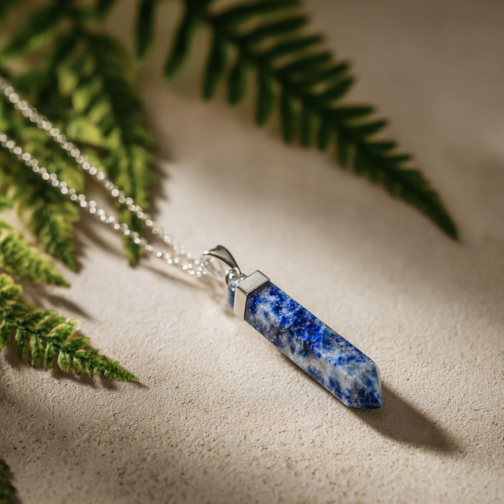 Blue Sodalite Pendant | Charged