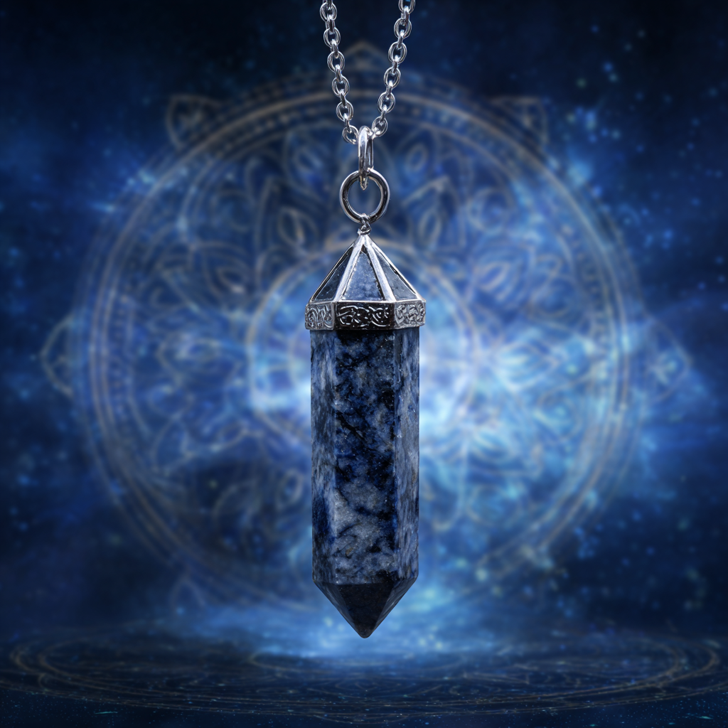 Blue Sodalite Pendant | Charged